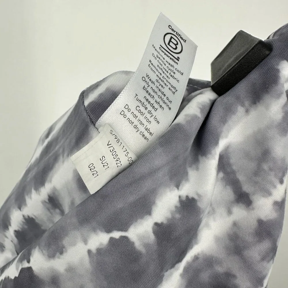 Athleta‎ Elation Printed Leggings Tahiti Dusk Purple Grey Tie Dye Small - Picture 8 of 9